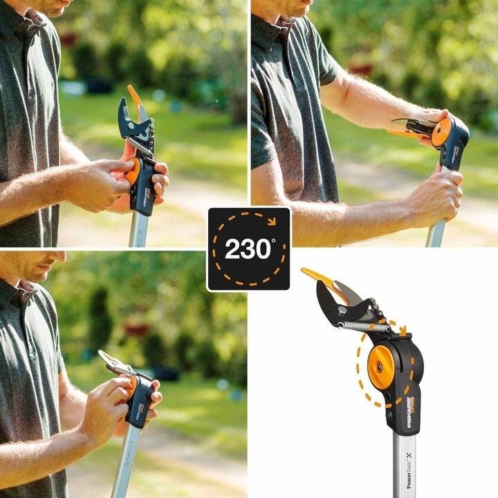 Fiskars UPX82, Anvil Tree Pruning Shears, Orange