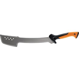 Fiskars 1051236, Stahl-Gartenschere, Schwarz/Orange