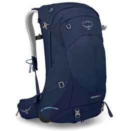 Mochila técnica de senderismo para hombre Osprey Stratos 34 con suspensión ventilada AirSpeed Nirvana Blue