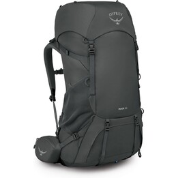 Osprey Rook 65 Men's Multi-Day Backpacking Pack Dark Charcoal / Silver Lining