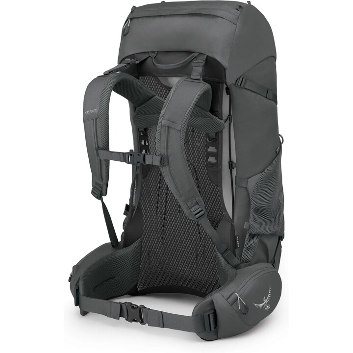 Mochila multidías Osprey Rook 65 para hombre Carbón oscuro / Forro plateado
