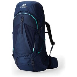 Mochila versátil para mujer Gregory Amber 54 con suspensión ajustable VersaFit Arctic Navy