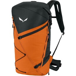 Mochila de senderismo progresiva Salewa Puez 32+5L para hombre con suspensión personalizada Dry Back Burnt Orange / Onyx