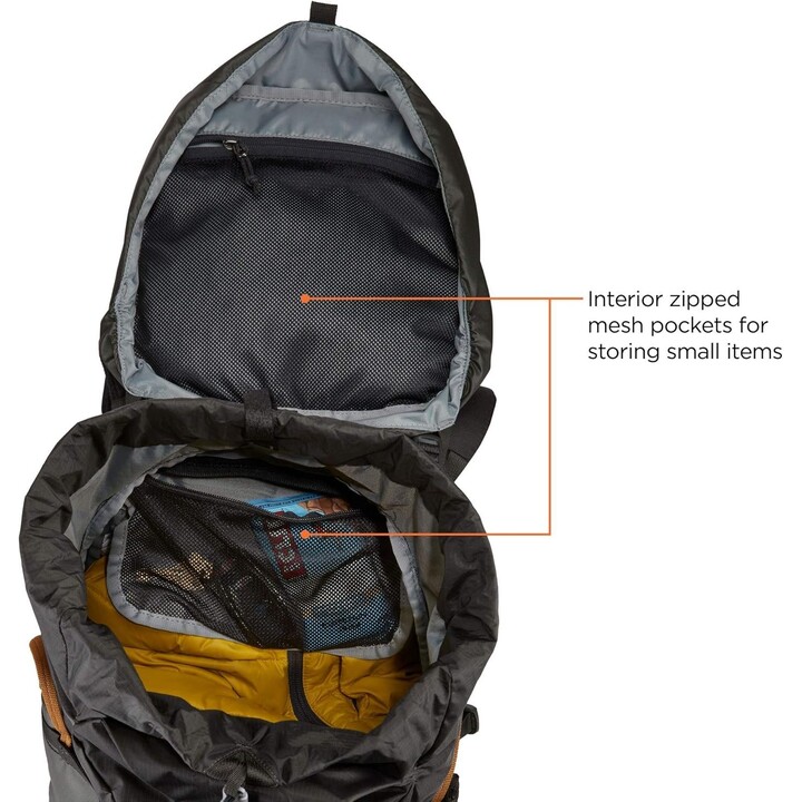 Thule Stir Alpine 40L Men's Technical Mountaineering Backpack with Weather-Resistant Nylon Obsidian