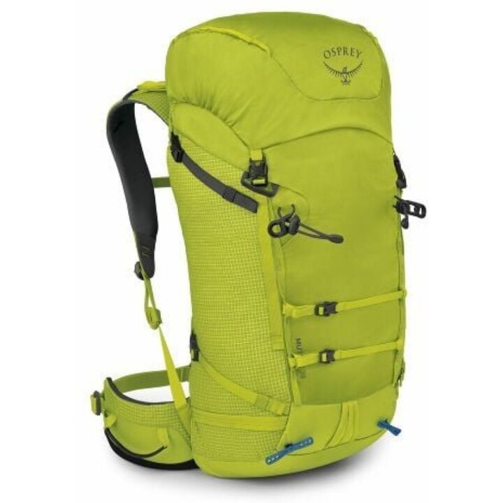 Mochila Osprey Mutant 38 Technical Mountaineering Hombre con Snowshed Backpanel Lemongrass Tallas S/M