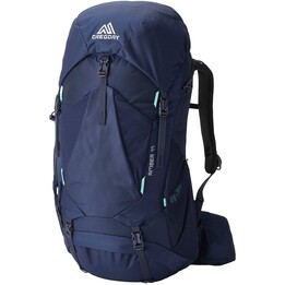 Mochila técnica para mujer Gregory Amber 44 con suspensión ajustable VersaFit Arctic Navy