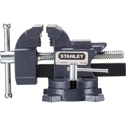 Stanley 1-83-065, Workshop Bench Vise 10cm, Black