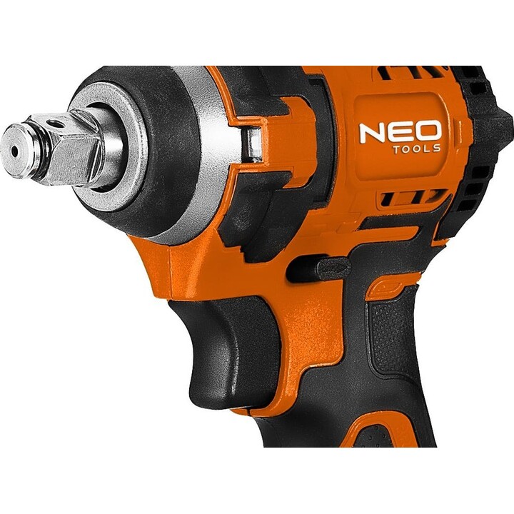 Neo Tools 04-613, 18V Brushless Impact Wrench 350Nm, Orange