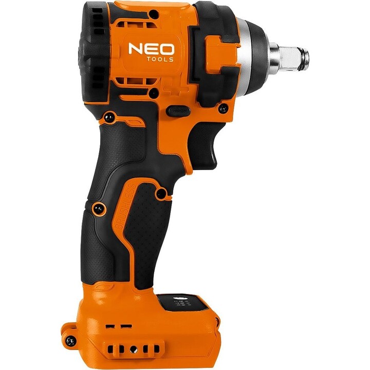 Neo Tools 04-613, Llave de Impacto 18V sin escobillas 350Nm, Naranja