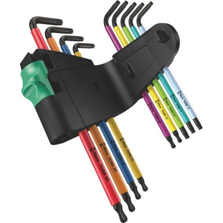 Wera 5073599001, Juego de Llaves TX BO Multicolor