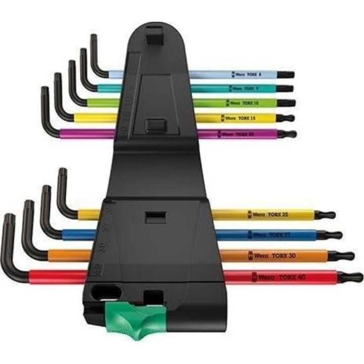 Wera 5073599001, Juego de Llaves TX BO Multicolor