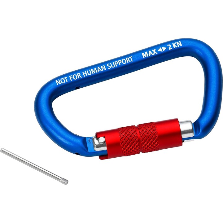 Knipex 00 50 06 T BK, Sistema di fissaggio di sicurezza, rosso
