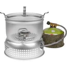 Trangia Gasburner Storm Fornello a gas ad alte prestazioni per il campeggio, serie 25/27, grigio