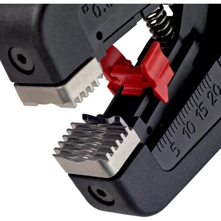 KNIPEX PreciStrip16 12 52 195, Automatic Insulation Stripper, 0.08-16mm², Black