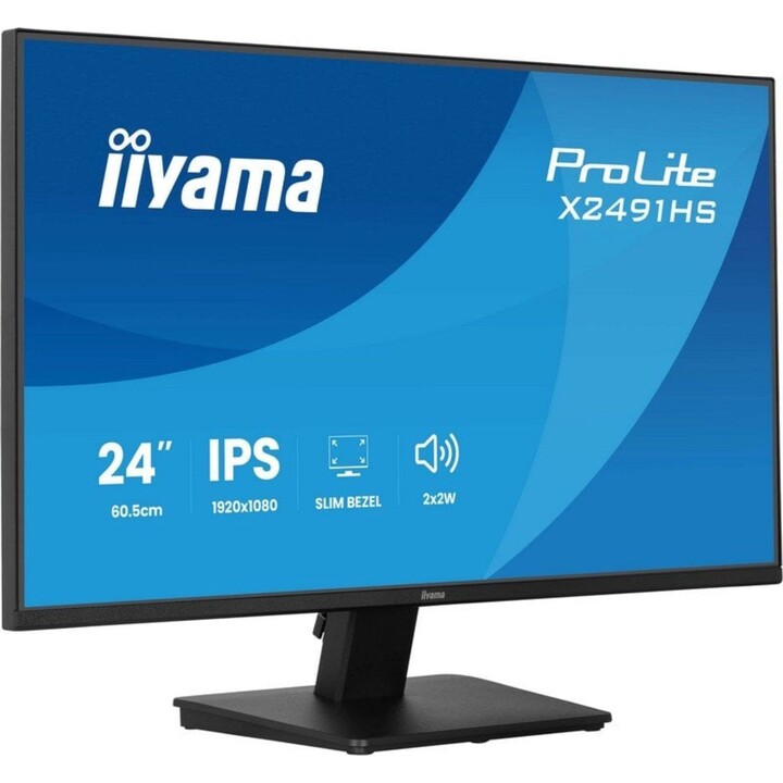 Monitor iiyama ProLite X2491HS-B1 24" FullHD 120Hz IPS Altoparlanti a cornice sottile 1ms
