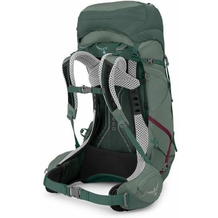 Osprey Aura AG LT 50 Women's Technical Backpacking Pack Spring Green M/L