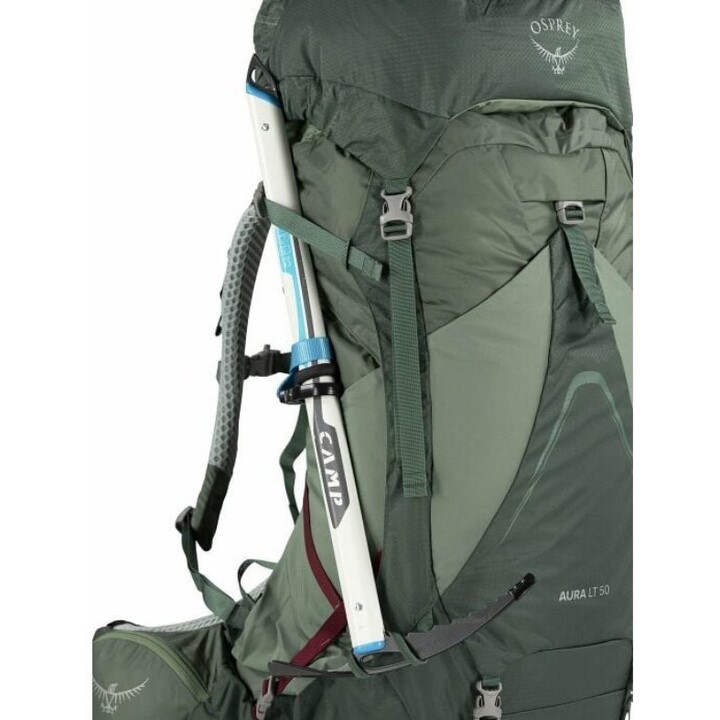 Osprey Aura AG LT 50 Women's Technical Backpacking Pack Spring Green M/L