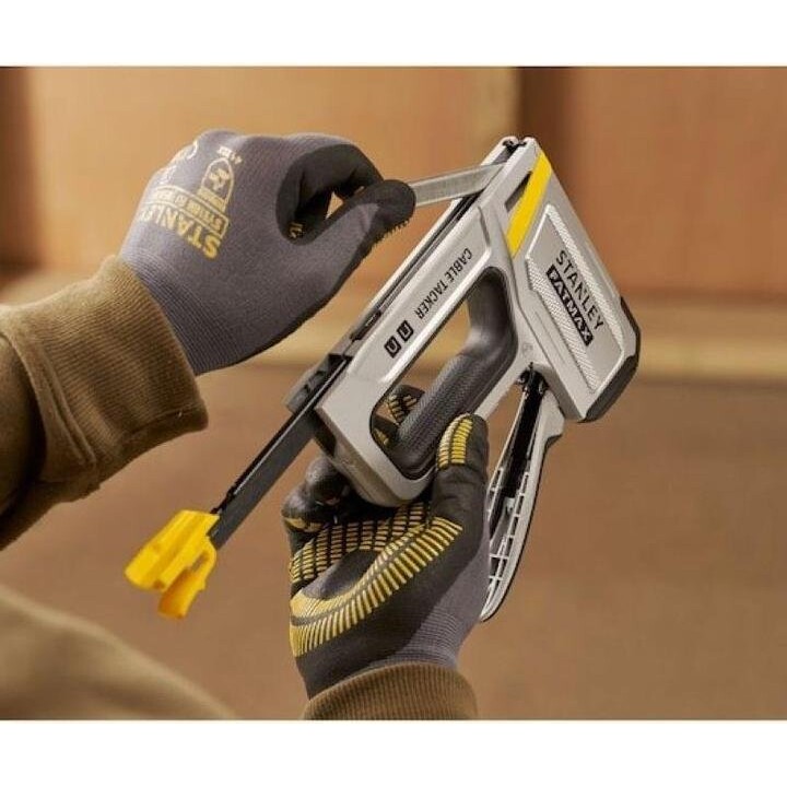 Stanley FMHT70100-0, Heavy-Duty Professional Staple Gun, Steel Body, Black/Silver/Yellow