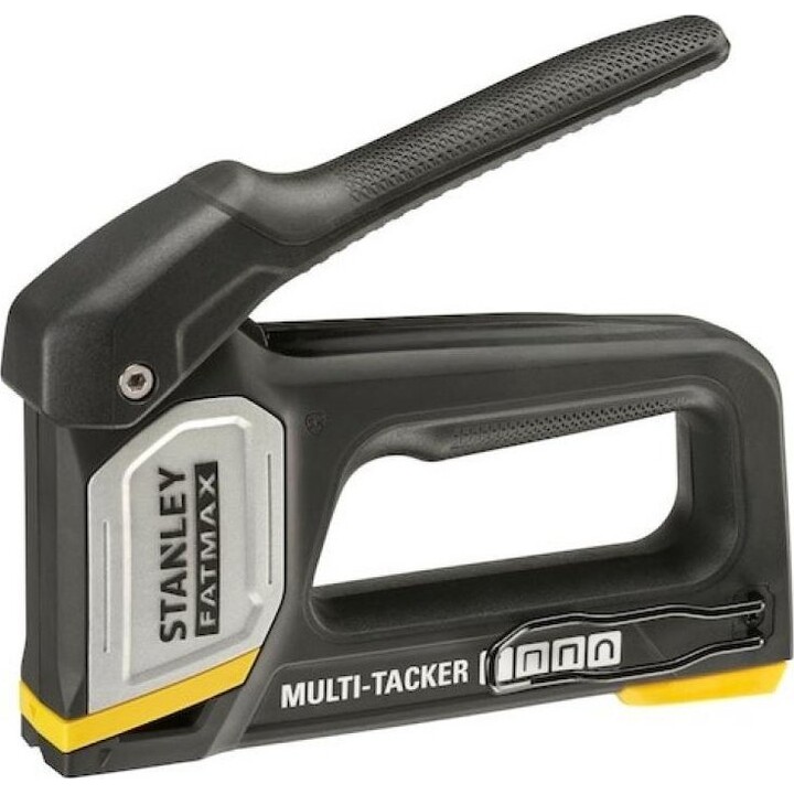 Stanley FMHT70401-0, Professional Manual Staple Gun, High Grade Aluminum Body, Black/Silver/Yellow