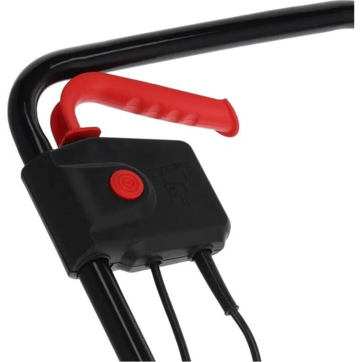 Dedra DED8705, Professioneller elektrischer Rasenvertikutierer, Hochleistungs-Effizienz-Motor, blau/schwarz