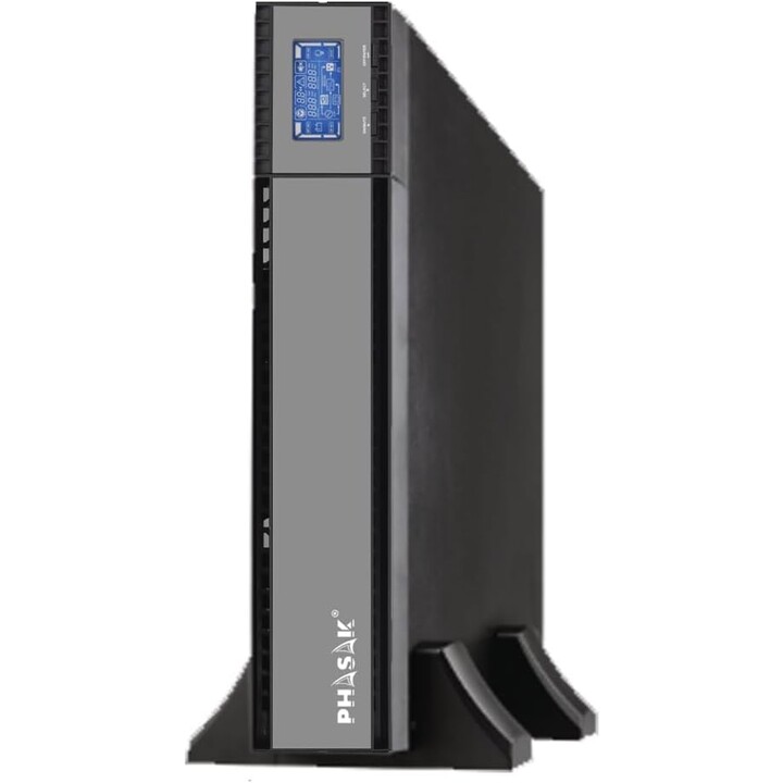 UPS Online Phasak Rack 3000 VA Online LCD/ 3000VA-2700W/ 8 Saídas/ Formato de Rack