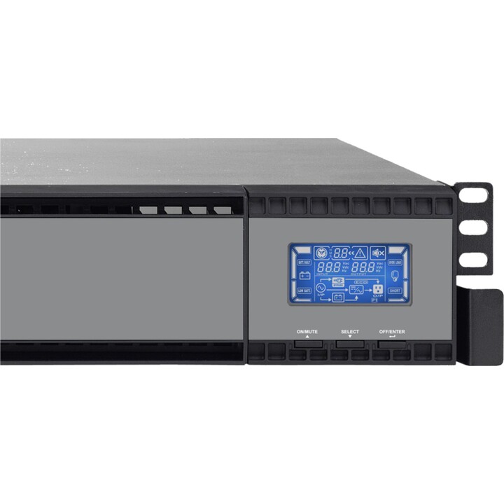 UPS Online Phasak Rack 3000 VA Online LCD/ 3000VA-2700W/ 8 Saídas/ Formato de Rack