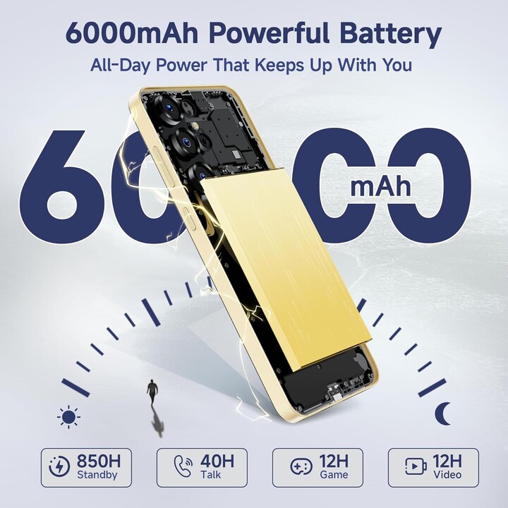Oukitel C68 Plus, 8 Go 512 Go, 7.2 HD+, 6000 mAh, gris