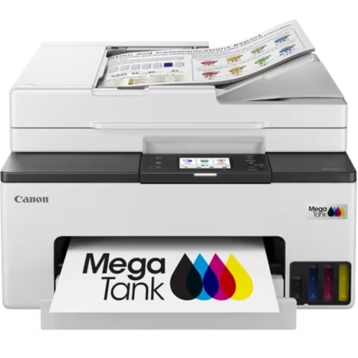 Stampante multifunzione ricaricabile Canon MAXIFY GX2051 MegaTank con WiFi/Fax/Bianco