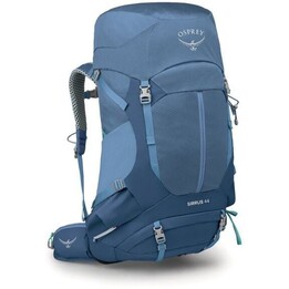 Osprey Sirrus 44 Sevres Azul Mochila de caminhada técnica ventilada para mulheres Overnight Unidade de equipamento