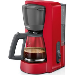 Bosch - Cafetera de Goteo, Jarra de Cristal Ergonómica, Depósito de Agua Extraible
