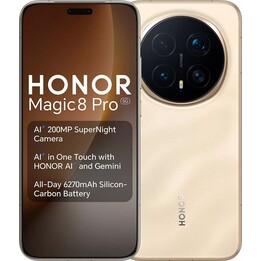 Honor Magic 8 Pro 5G, 16 GB 1 TB, 6,7 OLED 120 Hz, 6270 mAh, dourado