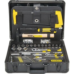 Stanley 98109STMT-1, Conjunto de ferramentas mecânicas 142 peças, estojo profissional durável, preto