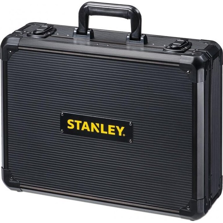 Stanley 98109STMT-1, Conjunto de ferramentas mecânicas 142 peças, estojo profissional durável, preto