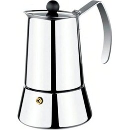 Cafetera italiana manual Monix Eterna M630006, 6 tazas, acero inoxidable, compatible con inducción