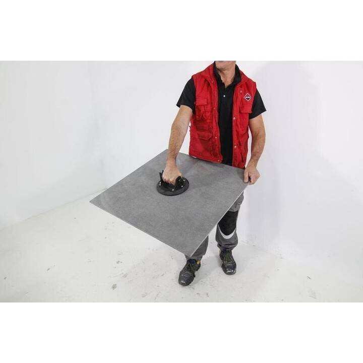 Rubi 18919, Ventosa de Bomba 200mm para Azulejos, Borracha de Alta Resistência, Cinzento
