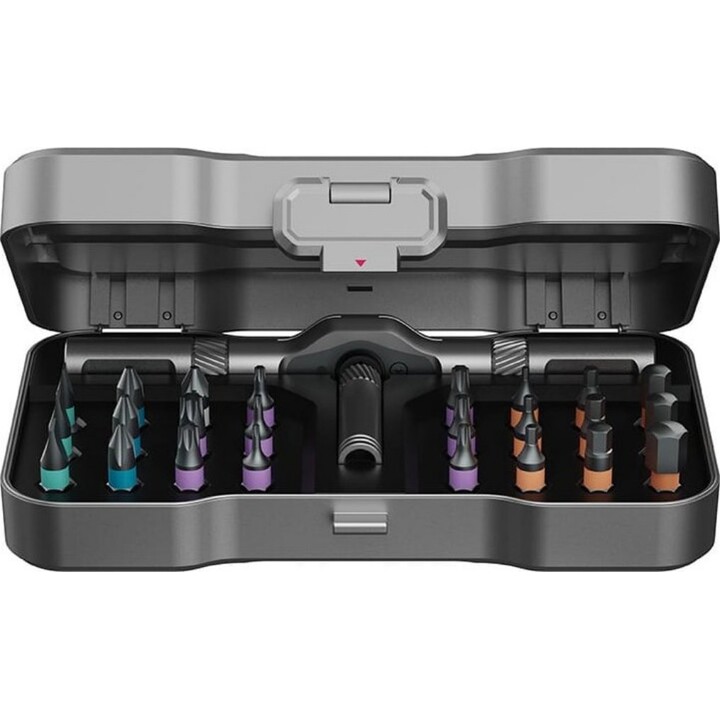 MOVA MRSH01, Juego de destornilladores de carraca con puntas intercambiables, Herramienta manual, Negro