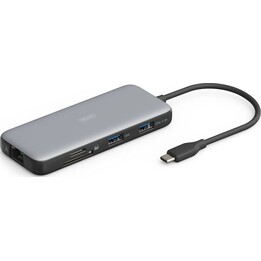 DIGITUS DA-70914 - USB-C Docking Station - 7 Ports, Gray