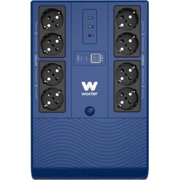 Woxter UPS 1200VA Batteria 12V 7Ah Autonomia rapida 8 uscite USB Allarme LED