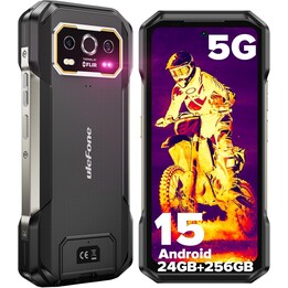 Ulefone Armor 27T Pro 5G, 12 Go 256 Go, 6,78 FHD+, 10600 mAh, noir