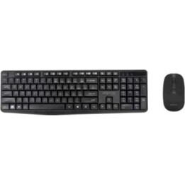 Approx APPMX335 Wireless Keyboard QWERTY Spanish 105 keys + Mouse Black Nano receiver