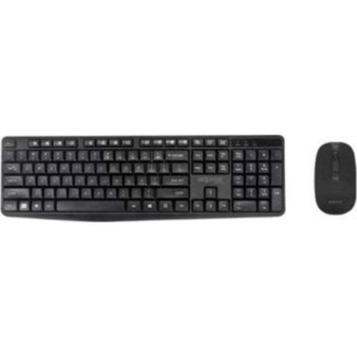 Approx APPMX335 Wireless Keyboard QWERTY Spanish 105 keys + Mouse Black Nano receiver