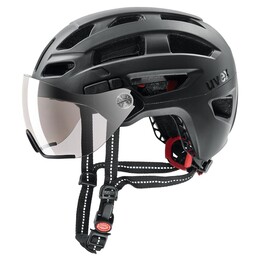 Visiera Kask rowerowy UVEX Finale 56-61 cm, nero opaco