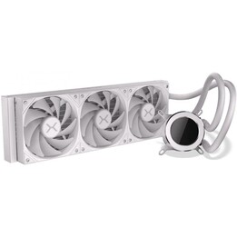 Krux HydroArc 360 Blanco ARGB Todo-en-Uno CPU Liquid Cooler 360mm Radiador PWM Unidad de Ventiladores