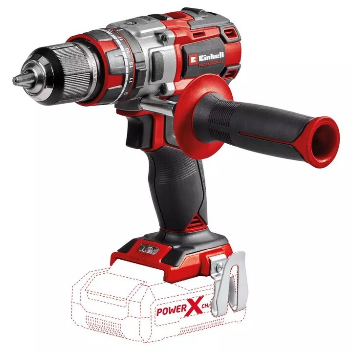 Einhell TP-CD 18/80 Li-i BL 28800 RPM Keyless 1,44 kg Preto, Vermelho
