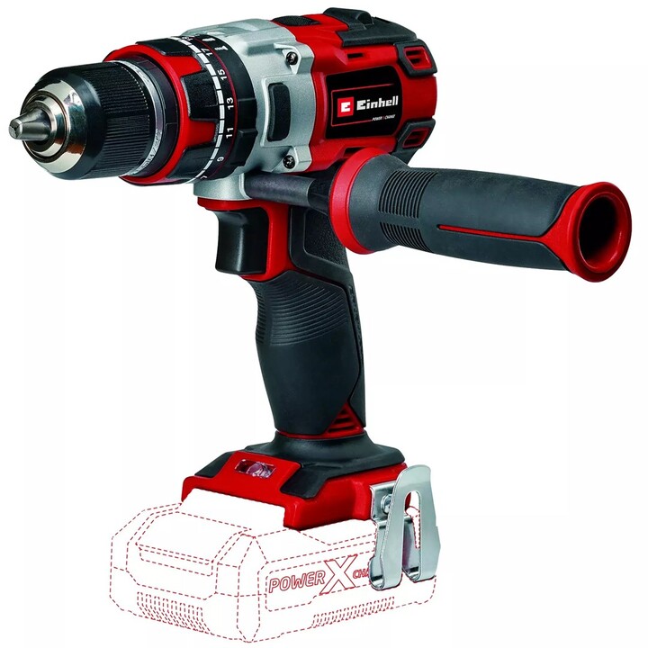 Einhell TP-CD 18/80 Li-i BL 28800 RPM Keyless 1,44 kg Preto, Vermelho