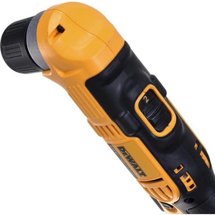 DeWALT DCD740NT-XJ, Taladro de ángulo recto 2000 RPM 1,3 kg, Diseño de espacio estrecho, Amarillo
