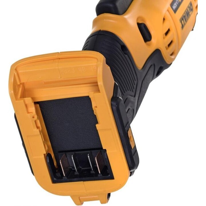 DeWALT DCD740NT-XJ, Taladro de ángulo recto 2000 RPM 1,3 kg, Diseño de espacio estrecho, Amarillo