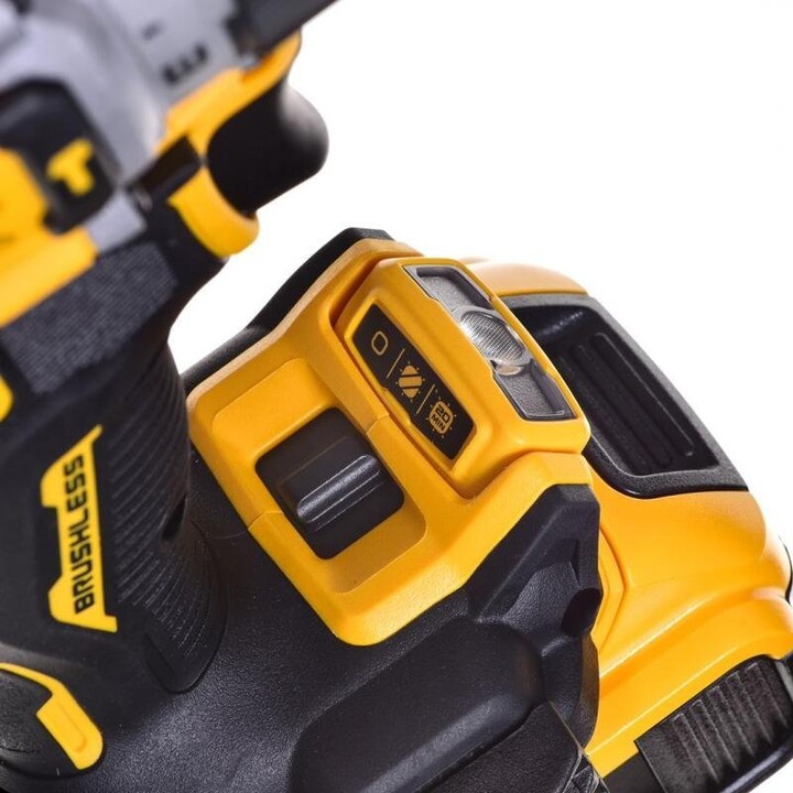 DeWALT DCD805P2T, Taladro percutor 18V 2x5.0Ah BL TSTAK, Alto rendimiento de par, Amarillo