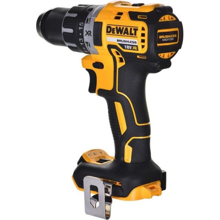 DeWALT DCD791P2, Trapano a percussione professionale da 1,7 kg, motore senza spazzole, giallo/nero
