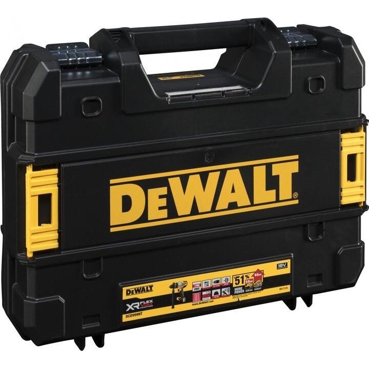 DeWALT DCD999NT-XJ, Hammer Drill 2250 RPM 1.61kg, FlexVolt Advantage Power, Black/Yellow